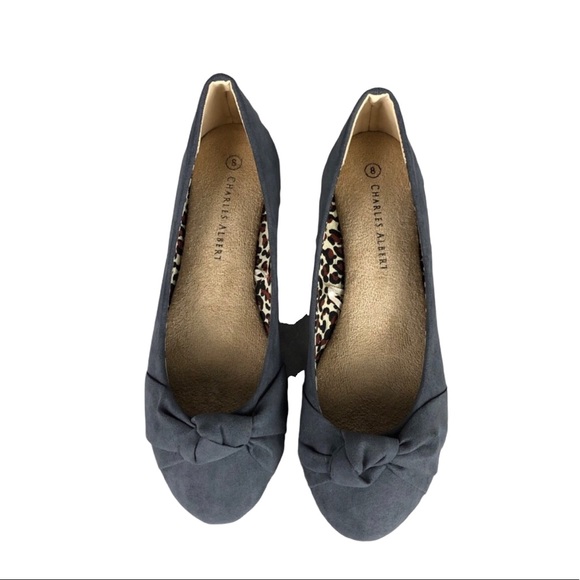 NWOT CHARLES ALBERT Cozy Ballet Slip On Flats - Picture 2 of 10